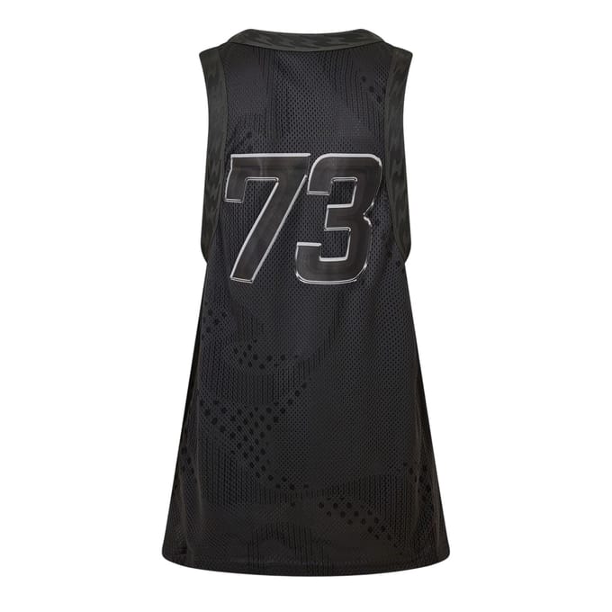 Puma Dames Mesh Performance Basketbal Jersey (Puma Zwart)