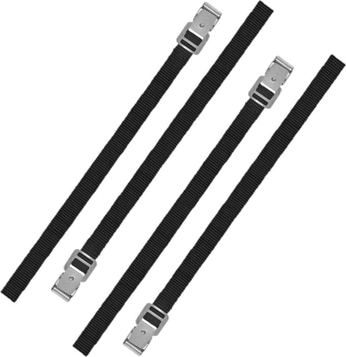 Proplus caravan/camper fietsen spanbanden/sjorbanden/bindriemen - 10x stuks - 75 cm - Auto/caravan/camper fiets accessoires