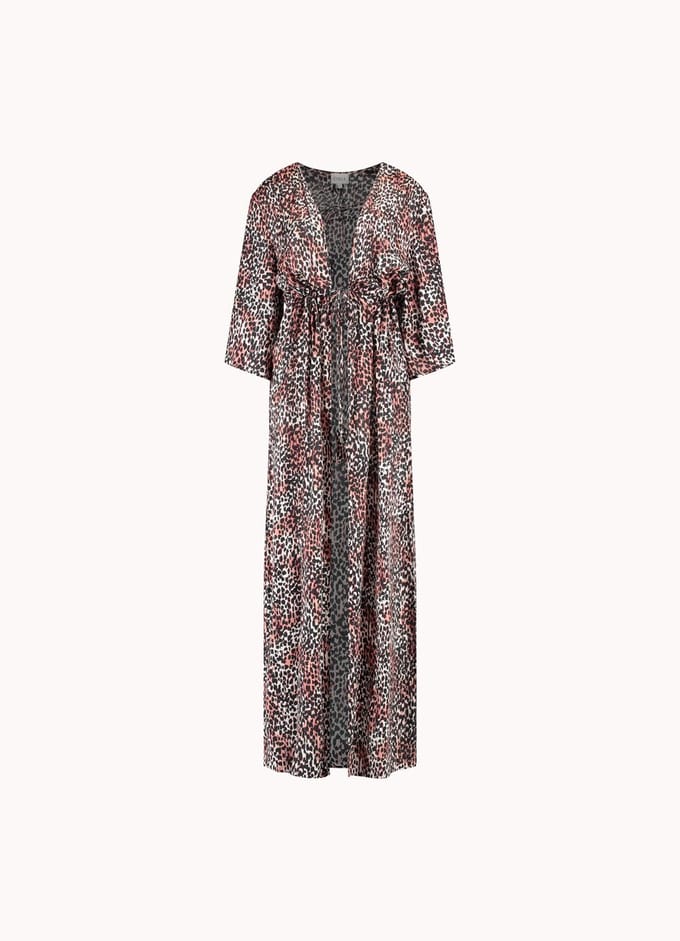 Cyell Cheetah Chic Kimono Maat L