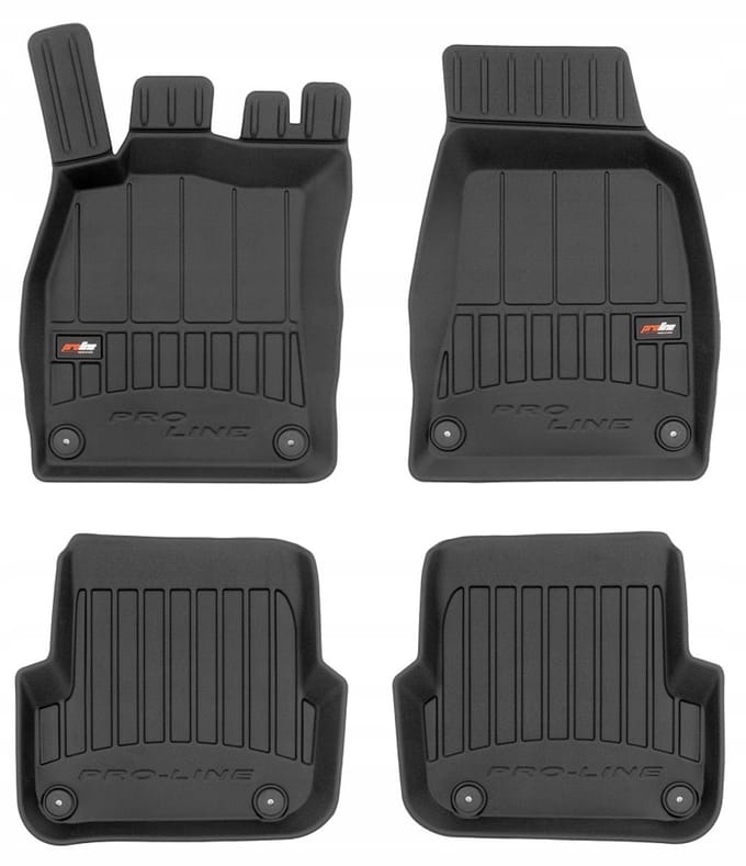 Frogum No.77 - Automatmatten passend voor Audi A6 C6 2006-2011 - 3D Korfmodel - TPE Rubber - Zwart