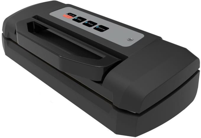 Reber 9718 N vacuum sealer -800 mbar Zwart, Zilver