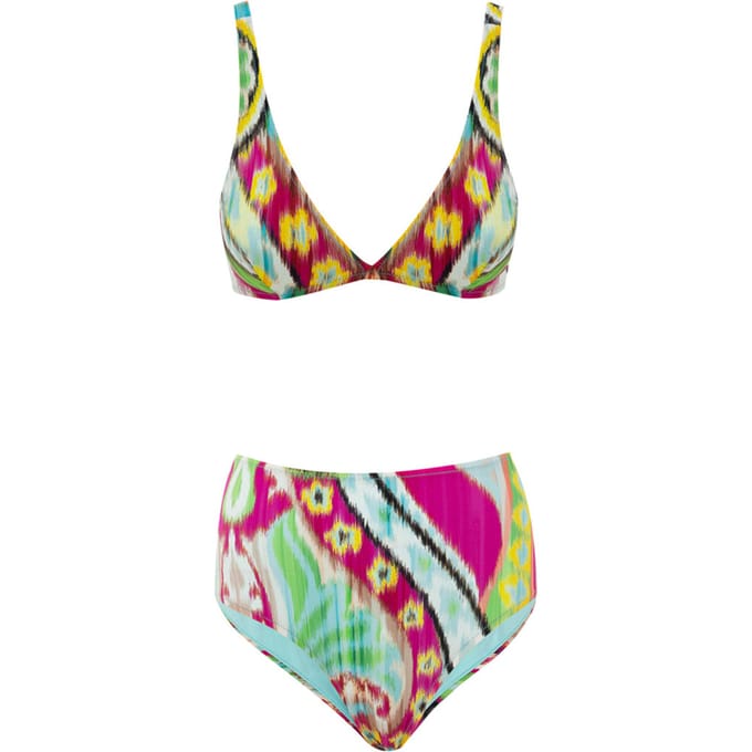Bikini met Slip Alto in Print Multicolor Etro