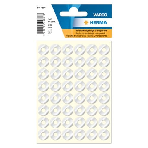 Haza Original Etiketten 240 Stuks 12 Mm Transparant