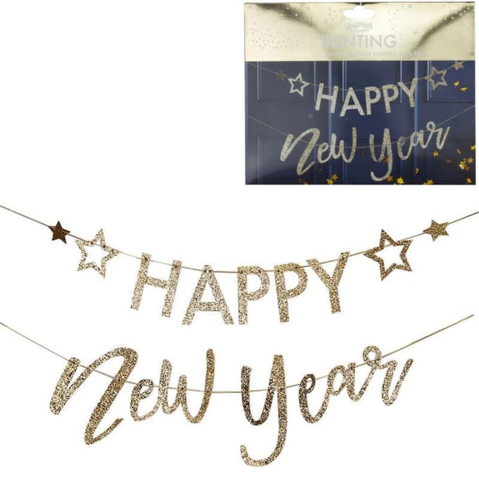 GINGER RAY LETTERSLINGER HAPPY NEW YEAR 150 CM
