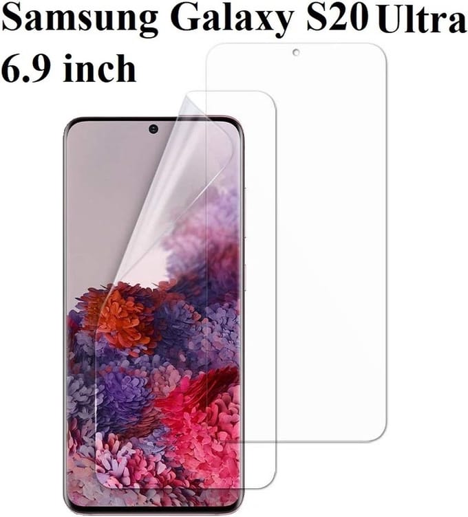 Screenprotector Geschikt voor Samsung Galaxy S20 Ultra Diamond Folie Screenprotector Full-screen