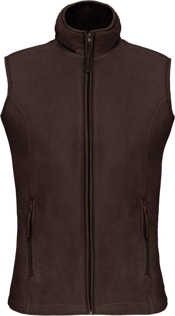 Kariban Bodywarmer van microfleece dames K906 - Chocolate - L