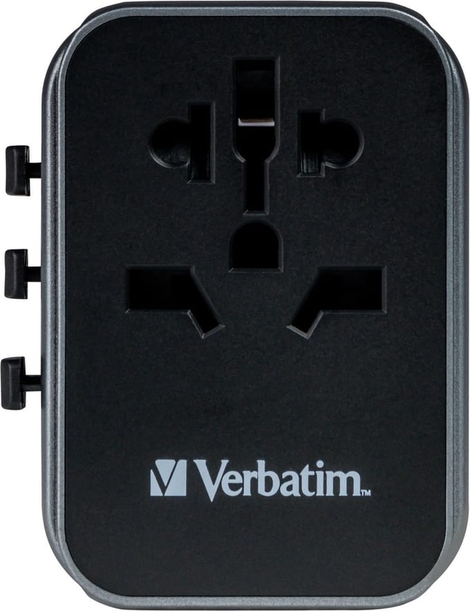 Verbatim UTA-03 power adapter - 24 pin USB-C USB - 30 Watt