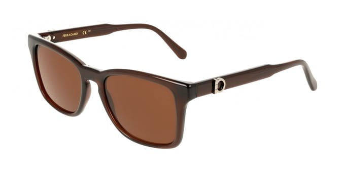 Ferragamo SF2086SE Transparent brown 55/19/150 MAN Zonnebrillen