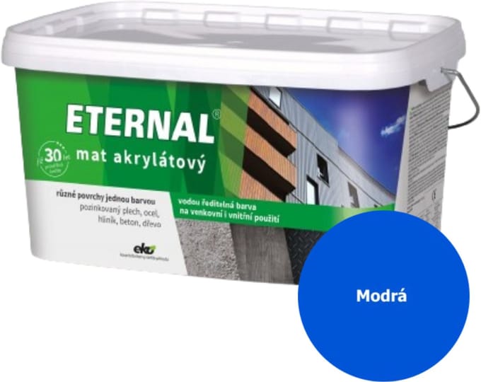 Eternal MAT Acryl 5 kg, 016 Blauw