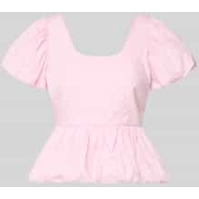 regular fit blouse met rimpelingen model 'Nille'