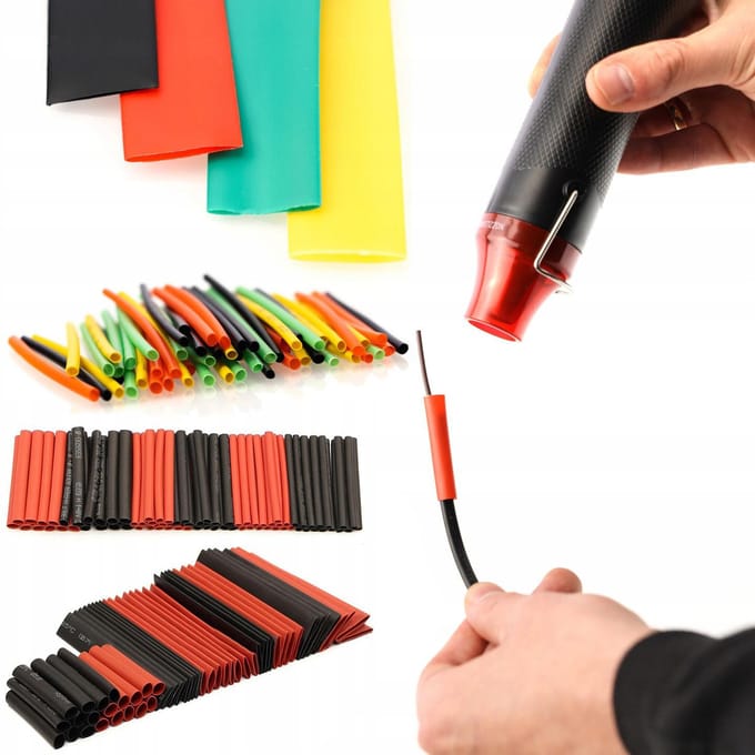Rosfix Krimpkous Set Organizer - Poliolefin 2:1 Krimpverhouding - 291 Stuks, Ø1–14mm