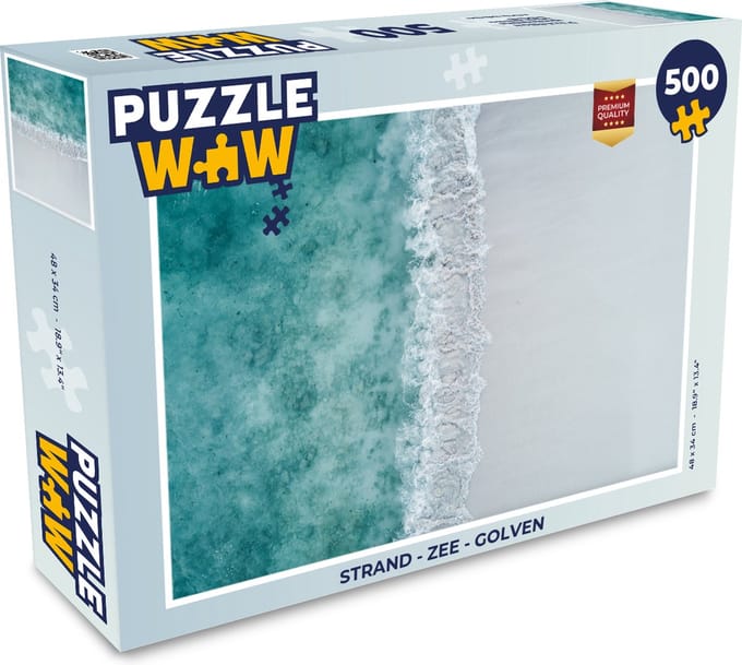 Puzzel Strand - Zee - Golven - Legpuzzel - Puzzel 500 stukjes