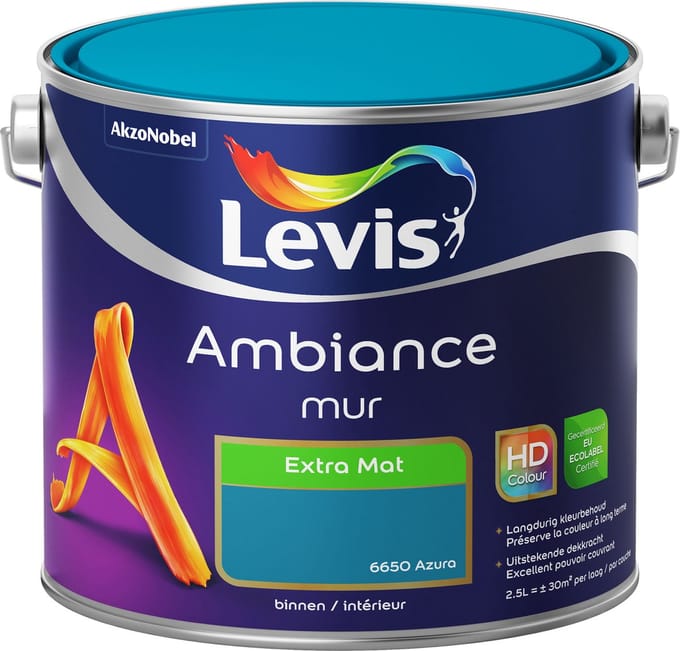 Levis - Ambiance Mur Extra Mat - Azura - 2,5 L