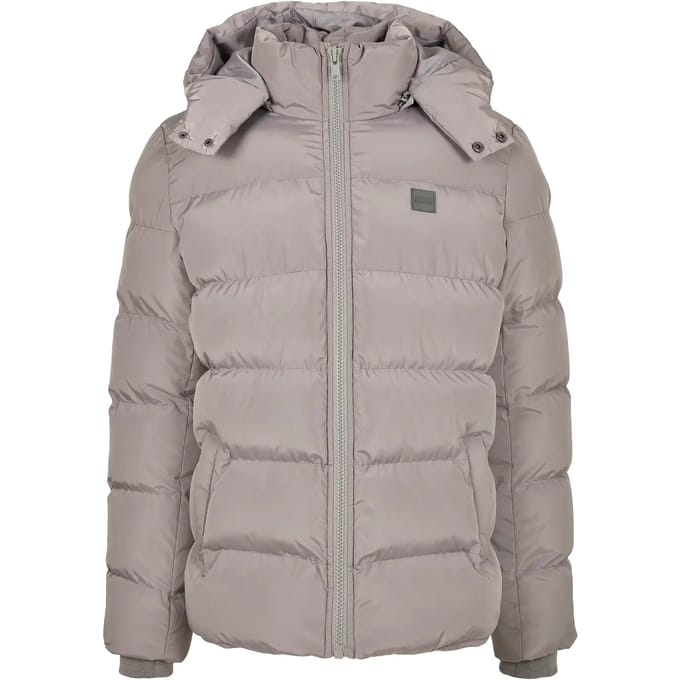 Urban Classics - Hooded Puffer winterjas - L - Groen