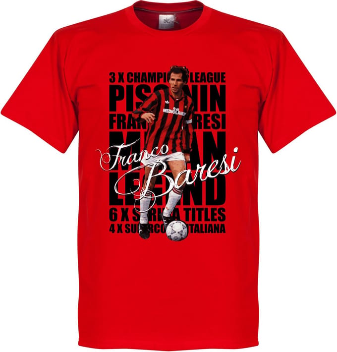 Franco Baresi Legend T-Shirt - L