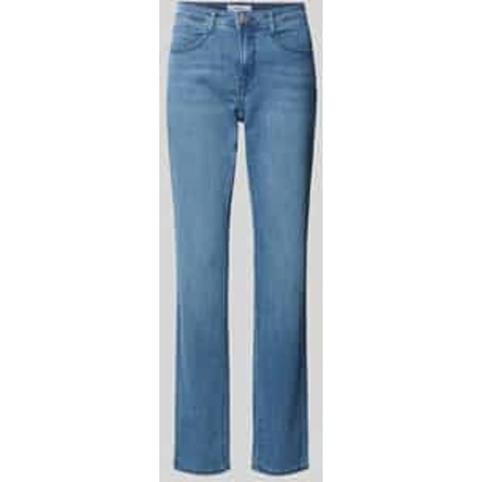 Brax Dames Jeans  Style MARY USED STONE BLUE, denim blauw regular, maat 48
