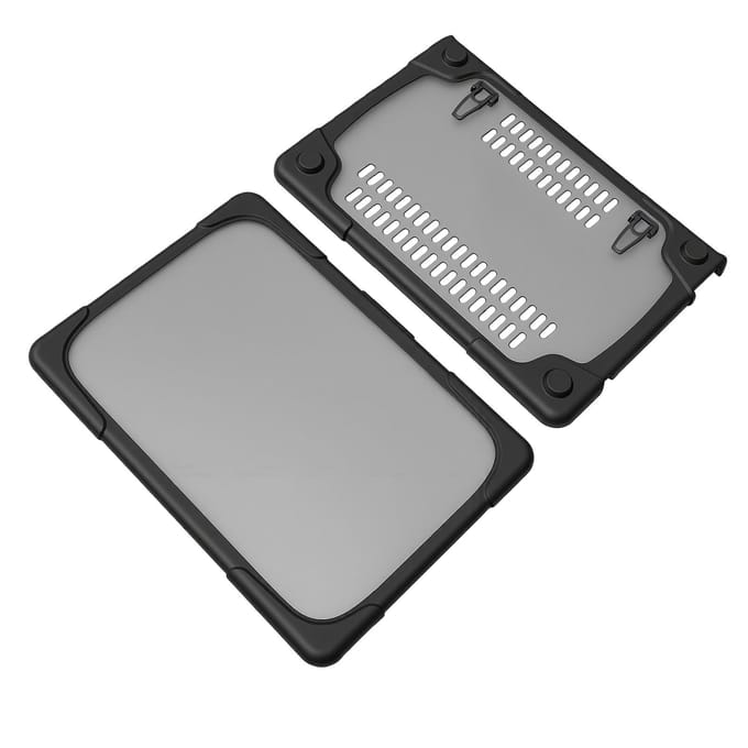 Beschermhoes Geschikt voor MacBook Neo A3404 13-inch Laptop Heavy Duty Krasbestendig Harde Schaal Beschermhoes zwart