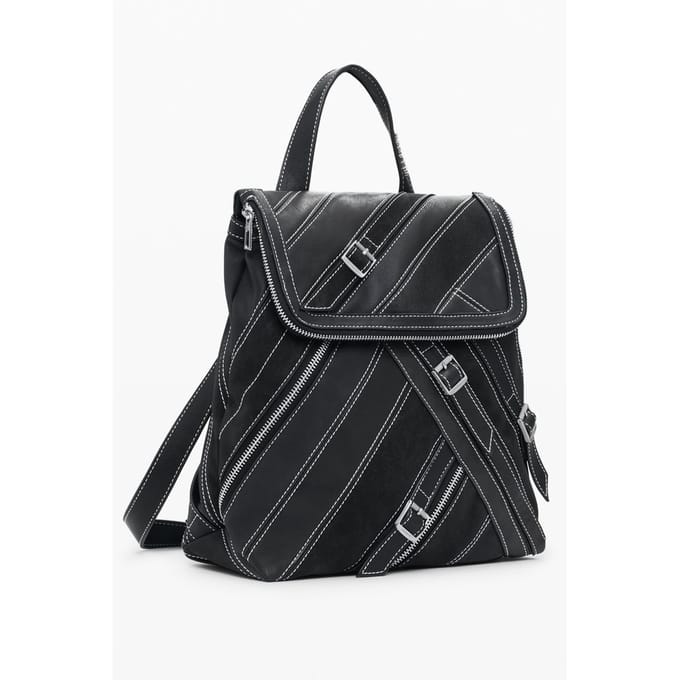 Desigual vrijetijdsrugzak rugzak Fibonacci Hampton Mini Backpack Black zwart