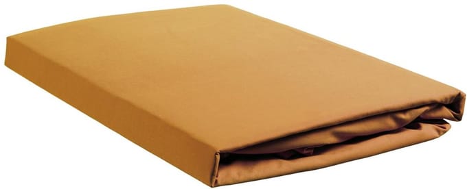 Ambiante Katoen - Hoeslaken - 80x200 - Oker