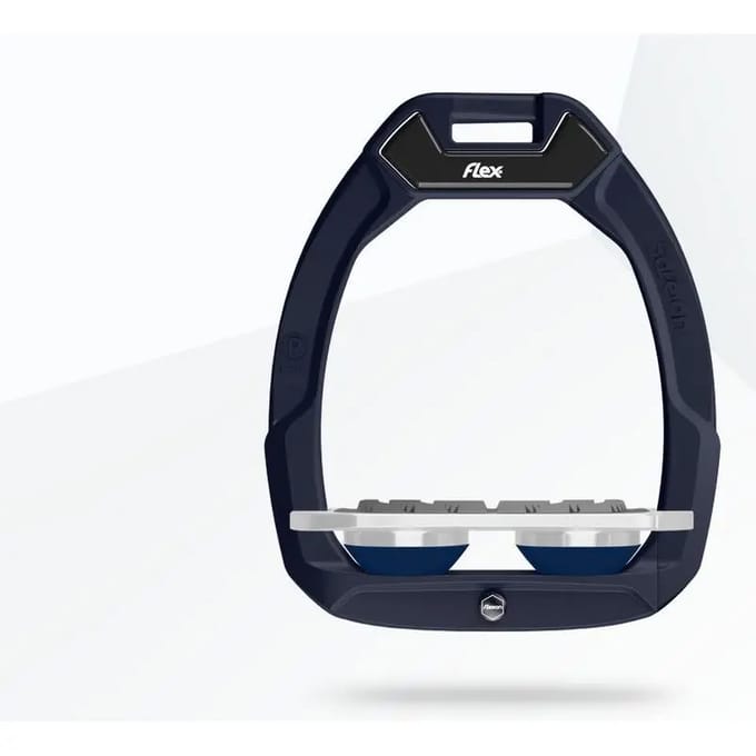 Veiligheidseisen voor paardrijden Plat Grip Bruin/Grijs/Marine Flex-On Safe-On