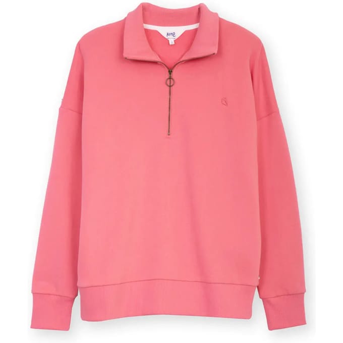 Dames-sweatshirt met 1/4 rits Kite Watercombe