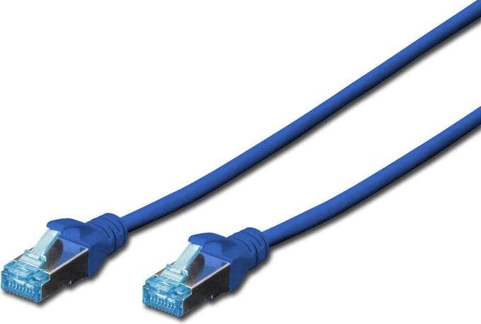 Digitus DK-1531-030/B RJ45 Netwerkkabel, patchkabel CAT 5e SF/UTP 3.00 m Blauw 1 stuk(s)