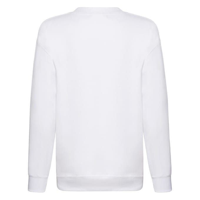 Fruit Of The Loom Kinder Unisex Premium 70/30 Sweatshirt (pak van 2) (Wit)