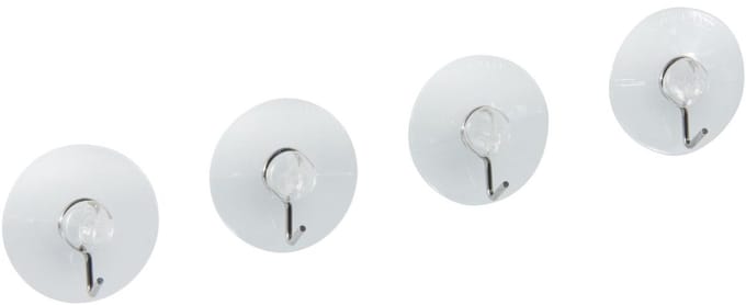 Set van 4 zuignaphaken Fackelmann Tecno