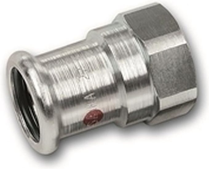Sanha schroefbus - 1/2x15mm binnendraadxpers staal pers