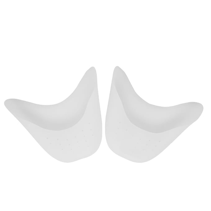1 Paar Silicone Zachte Ballet Pointe Dansschoenen Pads Dansen Teenbeschermer Voetverzorging Wit white