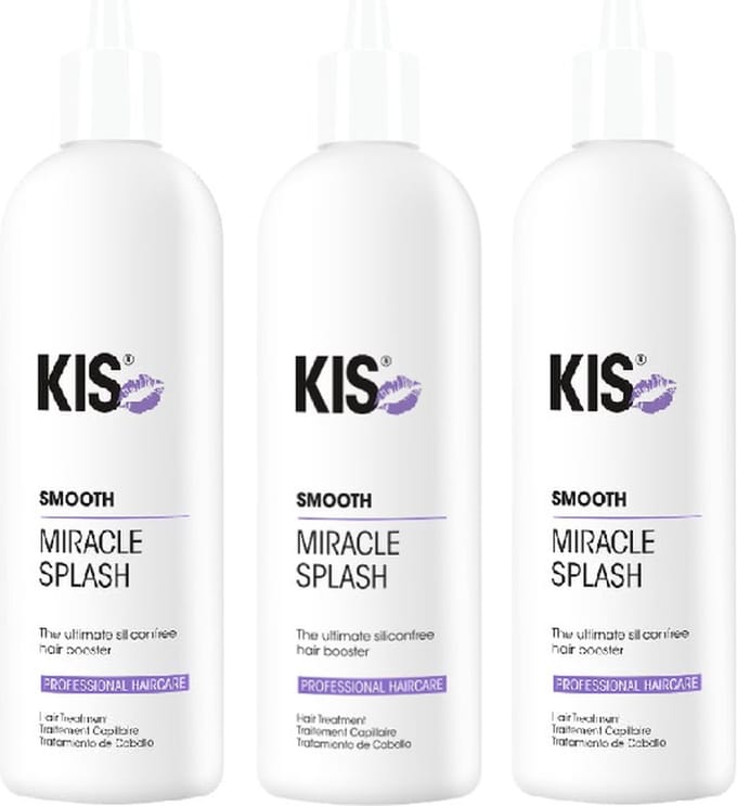 KIS Smooth - Miracle Splash - Haar Treatment - voordeelverpakking - 3 x 200 ml