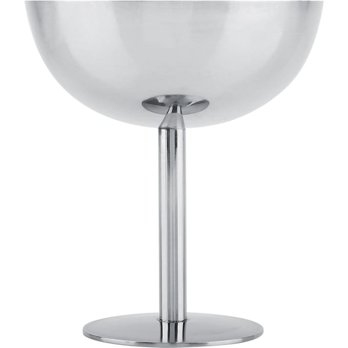 RVS IJscoupes Serveer Dessert Schalen Kommen voor Salade Fruit Pudding(Lang) white