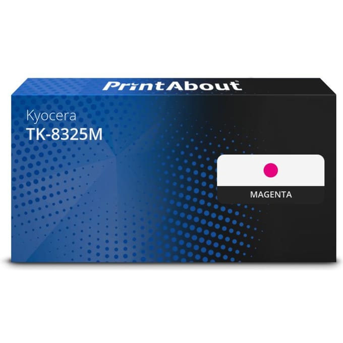 PrintAbout huismerk Toner TK-8325M Magenta Geschikt voor Kyocera