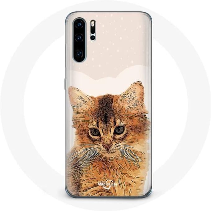 Coque pour Huawei P30 Somali Race de chats