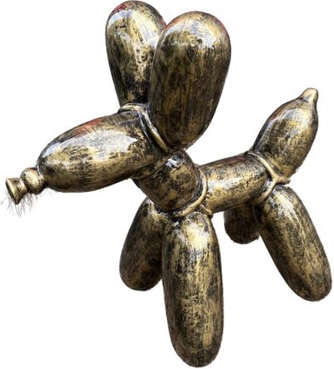 Ballonhond XL 100 cm – Brons/zwart