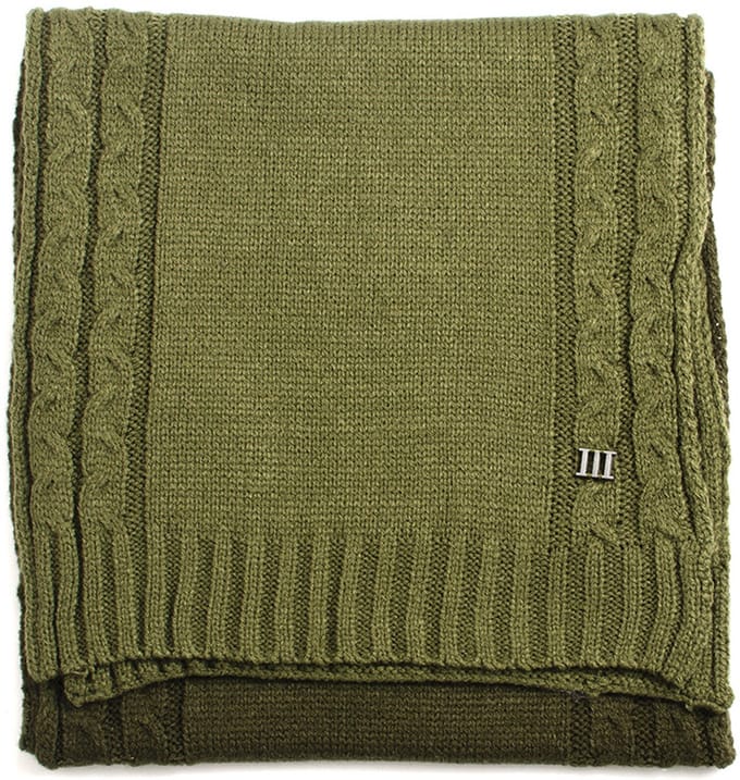 Tresanti BIAGINO colorblock knitted scarf Moss (TRSCHE185 - 907)