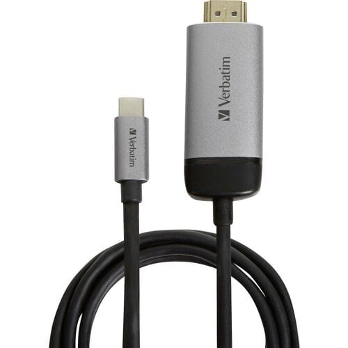 Verbatim USB-C Adapterkabel [1x USB-C stekker - 1x HDMI-stekker] 49144 1.50 m 4K UHD
