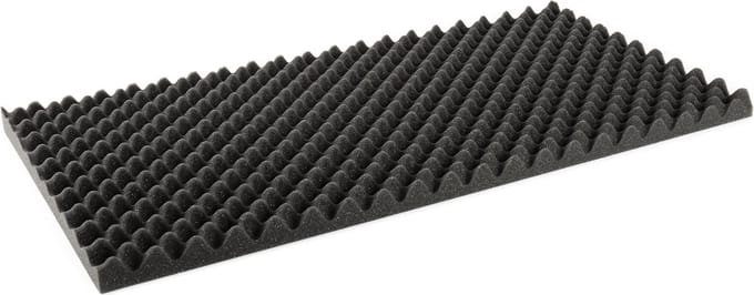 MUSIC STORE Noppenschaum anthraciet 40 50 x 100 cm, 40 mm sterk - Absorber