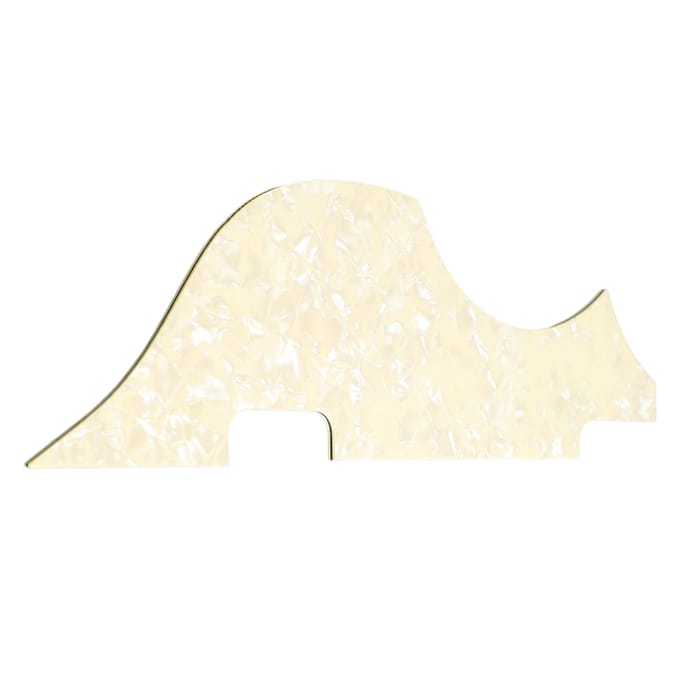 Bas Gitaar Slagplaat Klein PVC Beschermplaat Muziekinstrument Onderdelen Accessoires Lichtgeel white