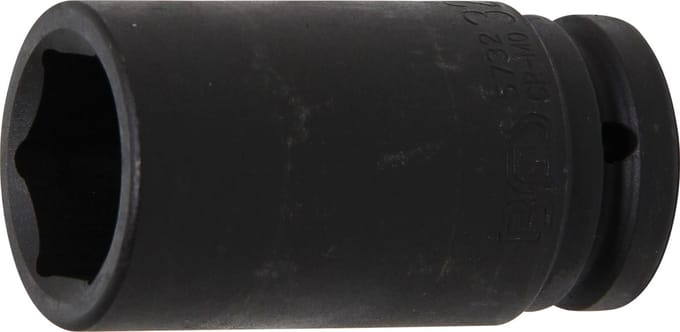 BGS Kracht dopsleuteldop zeskant, diep 3/4 32 mm