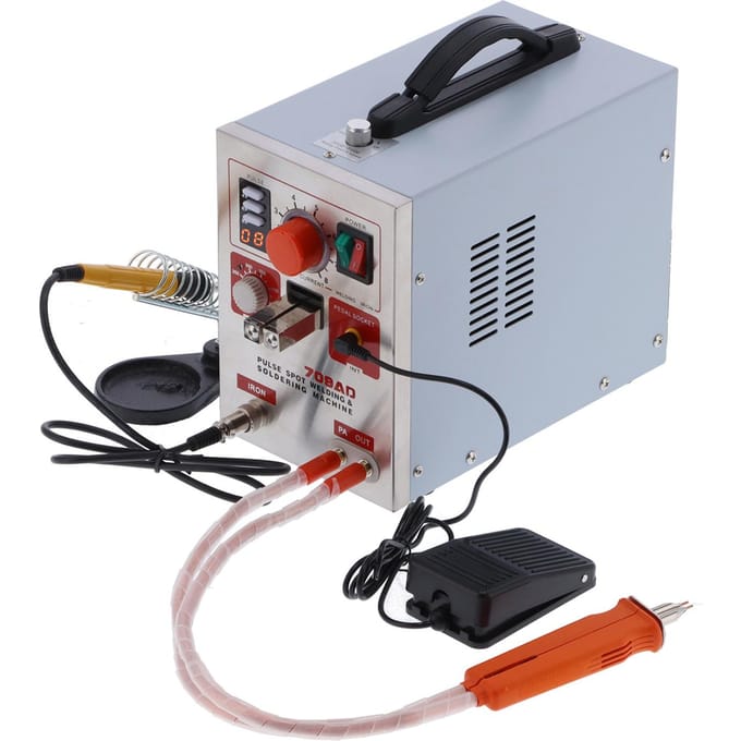 Puntlasapparaat 3,2 kW Handheld LED Digitaal Display Laspen Machine 18650 Batterij SUNKKO709AD