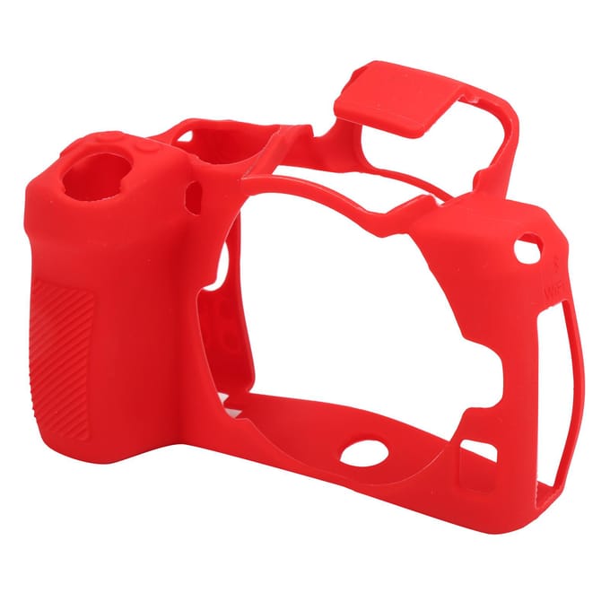 Digitale Camera Behuizing Beschermhoes Krasbestendig Siliconen Shell voor Nikon Z50(Rood )