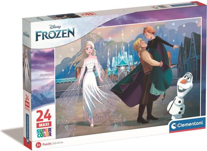 Clementoni - Puzzel - 24 Maxi Stukjes - Disney Frozen 2 - Kinderpuzzel - Vanaf 3 jaar