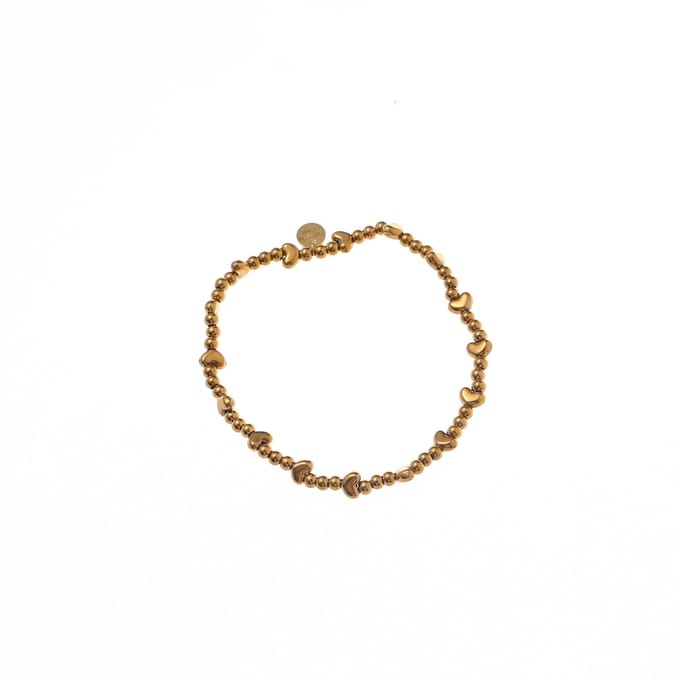 Go Dutch Label Armband (Sieraad) Small Hearts Goudkleurig