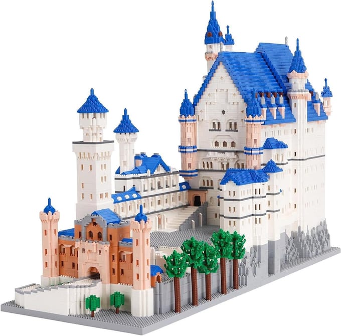 Bouwstenenset Kasteel - Architectuur Model - Creatief Bouwen - Gedetailleerd Ontwerp - 64 cm - Meerdere kleuren