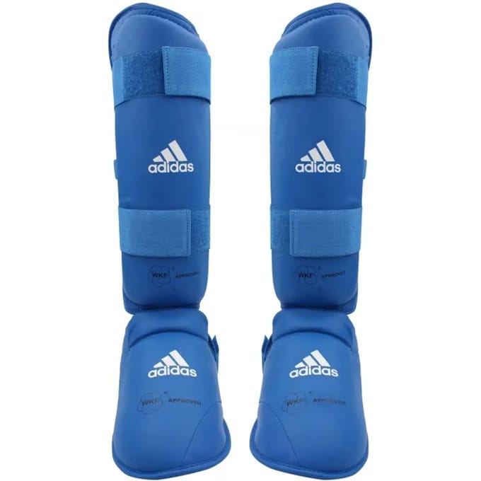 Verwijderbare scheen- en voetbeschermer voor karate adidas