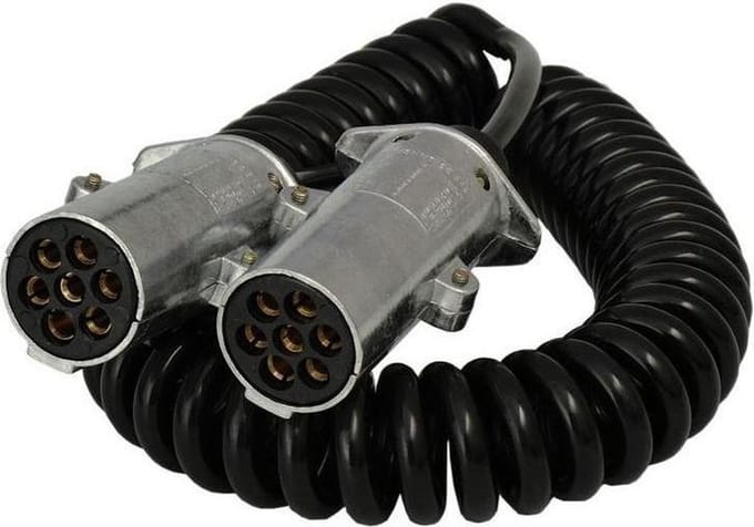 7 Polig Type N - aanhanger stroomkabel - max 3.8 meter