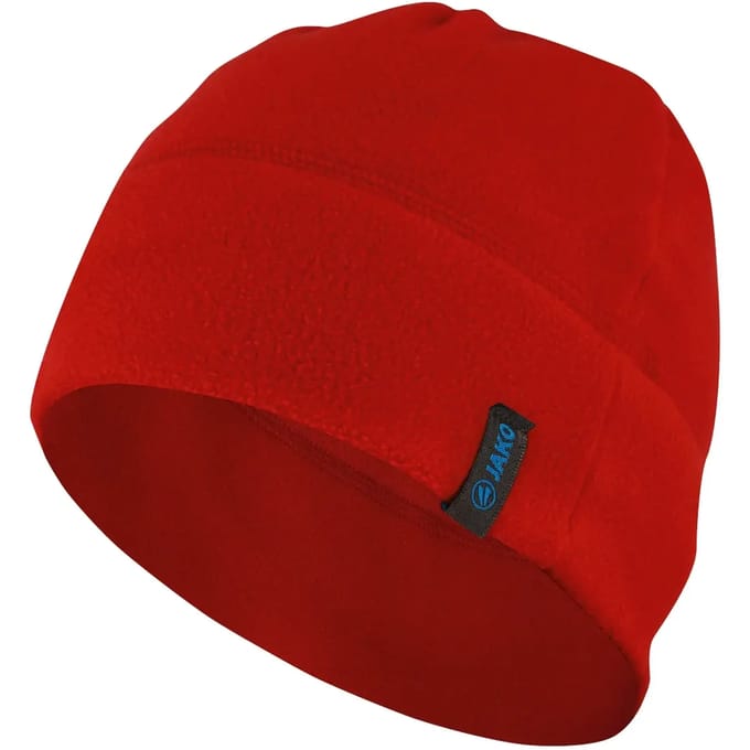 Jako Fleece Muts - Rood | Maat: SR