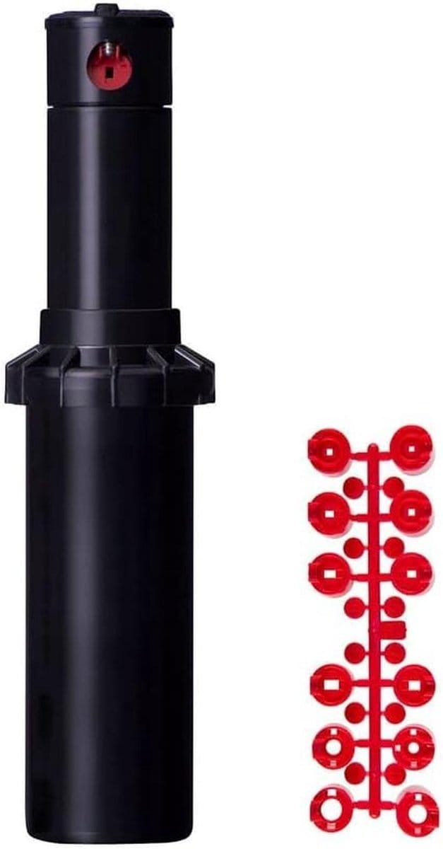 Verstelbare Sprinkler - Bodemvernevelaar Gazon - Grasveld Beregenen - Instelbare Sector - 3/4 Inch - Zwart