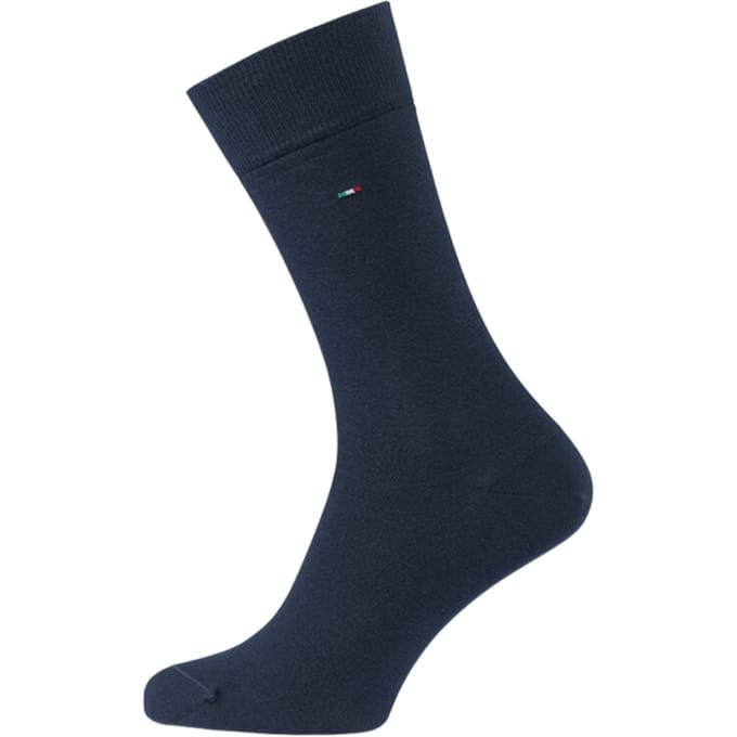 Carlo Lanza 2-pack Basic Sokken Donkerblauw 151-103